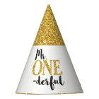 Mr. ONEderful Birthday Party Hat