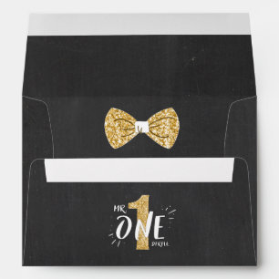 Mr Onederful Envelope Boy Black Gold