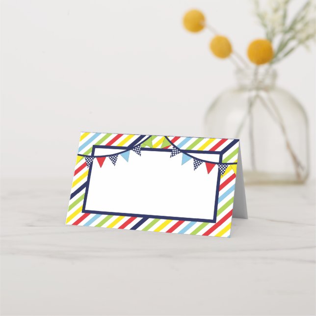 Mr. ONEderful Tent Cards | Buffet, Place Cards (Front)