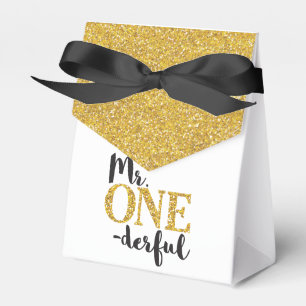 Mr. ONEderful Tent Favour Box