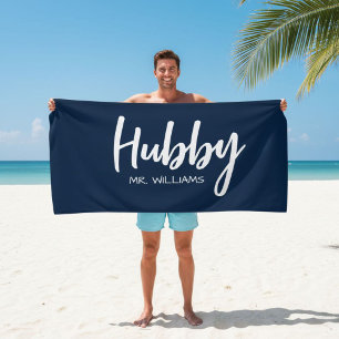 Mr or Mrs Beach Personalized Beach Towels