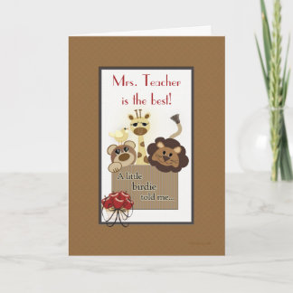 Mr or Mrs. Teacher Template