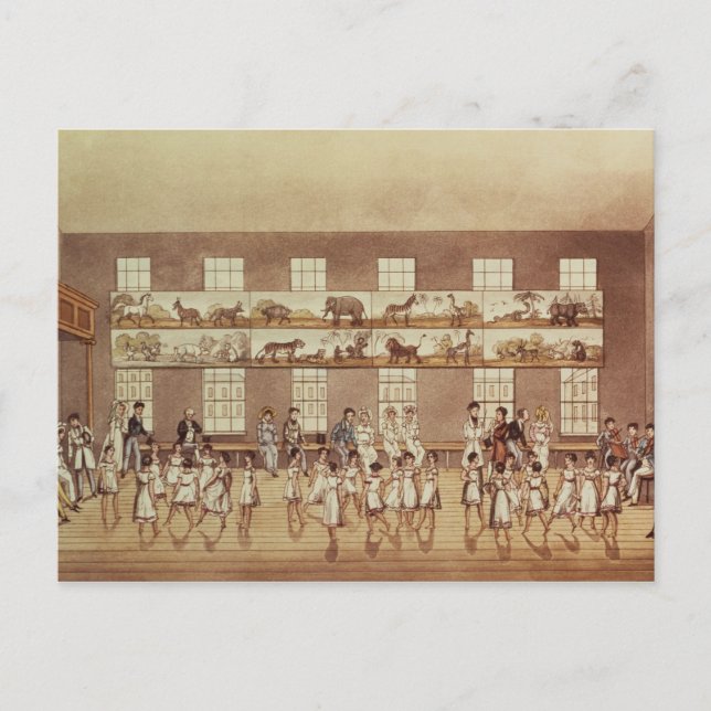 Mr Owen's Institution, New Lanark (Quadrille Danci Postcard (Front)