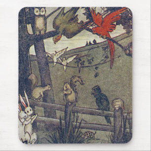 Mr Owl Gives A Party Mouse Mat