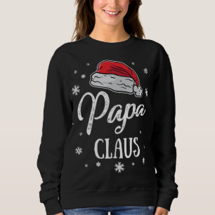 Mr. Papa Santa Claus Christmas Dad Matching Family Sweatshirt