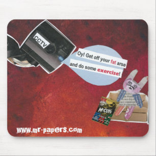 Mr Papers - CCTV Mouse Mat