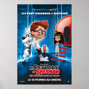 Mr. Peabody & Sherman Movie Poster with Penny
