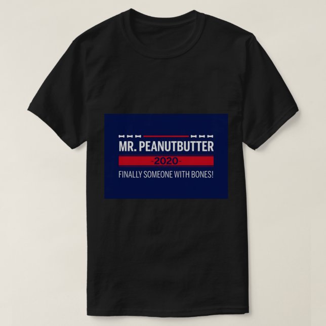 Mr Peanutbutter 2020 Mask T-Shirt (Design Front)