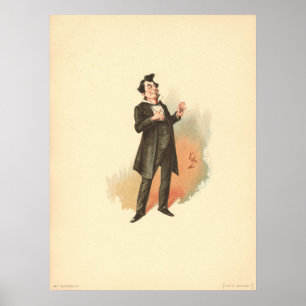 Mr. Pecksniff by Kyd - Dickens' Martin Chuzzlewit Poster