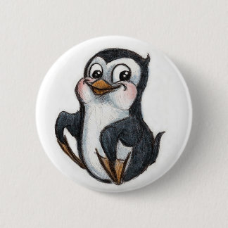 Mr. Penguin! 6 Cm Round Badge