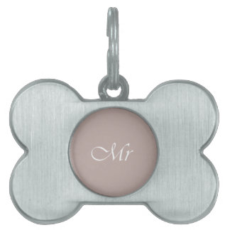 Mr Pet Name Tag
