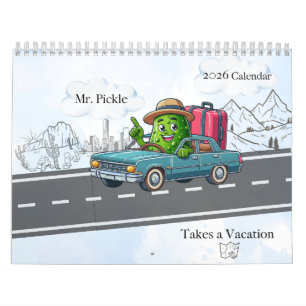 Mr Pickle Takes a Vacation 2026 Calendar