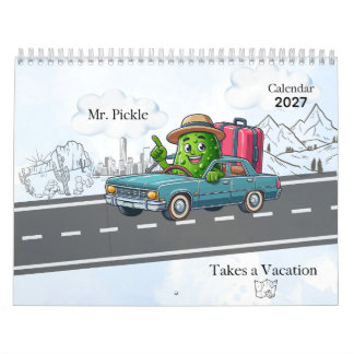 Mr Pickle Takes a Vacation 2027 Calendar