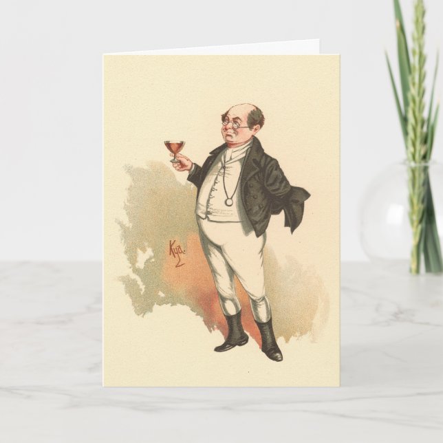 Mr. Pickwick by Kyd, Dickens' The Pickwick Papers Card (Front)
