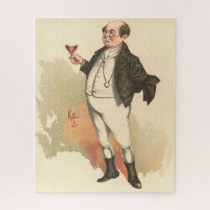 Mr. Pickwick by Kyd, Dickens' The Pickwick Papers Jigsaw Puzzle