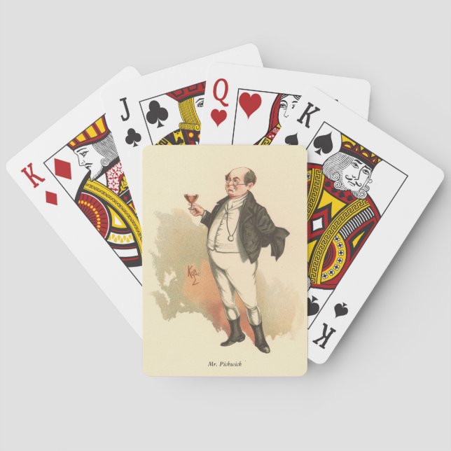 Mr. Pickwick by Kyd, Dickens' The Pickwick Papers Playing Cards (Back)
