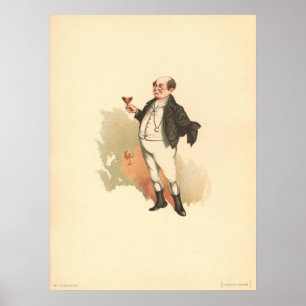 Mr. Pickwick by Kyd, Dickens' The Pickwick Papers Poster