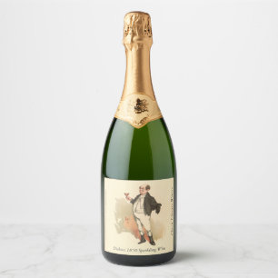 Mr. Pickwick by Kyd, Dickens' The Pickwick Papers Sparkling Wine Label