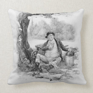 Mr Pickwick, from 'Charles Dickens: A Gossip about Cushion