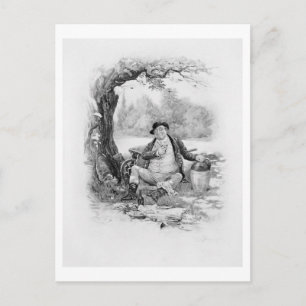 Mr Pickwick, from 'Charles Dickens: A Gossip about Postcard