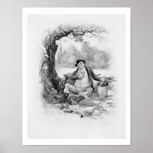 Mr Pickwick, from 'Charles Dickens: A Gossip about Poster