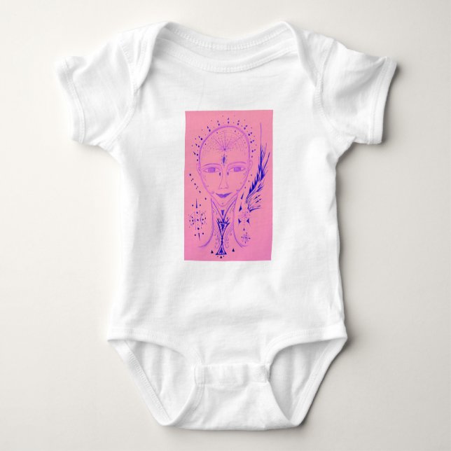 Mr. Pink Baby Bodysuit (Front)
