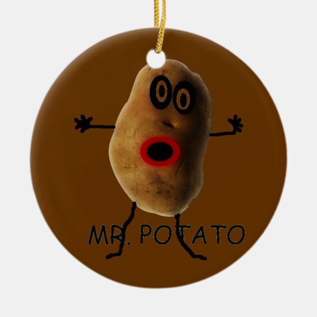 Mr Potato Christmas Ornament (Front)