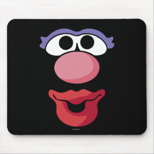 Mr. Potato Head Halloween Mrs. Potato Head Big Fac Mouse Mat