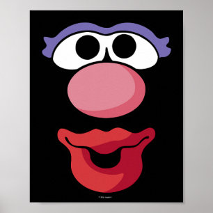 Mr. Potato Head Halloween Mrs. Potato Head Big Fac Poster