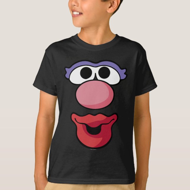 Mr. Potato Head Halloween Mrs. Potato Head Big Fac T-Shirt (Front)