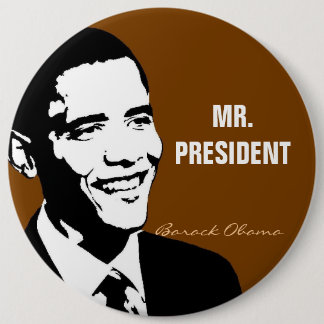 MR.PRESIDENT 6 CM ROUND BADGE