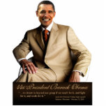 Mr. President (Classic) Photo Sculpture<br><div class="desc">Gorgeous photo sculpture designed by Chicago artist Cheryl Daniels contains inspirational quote by President Barack Obama.</div>