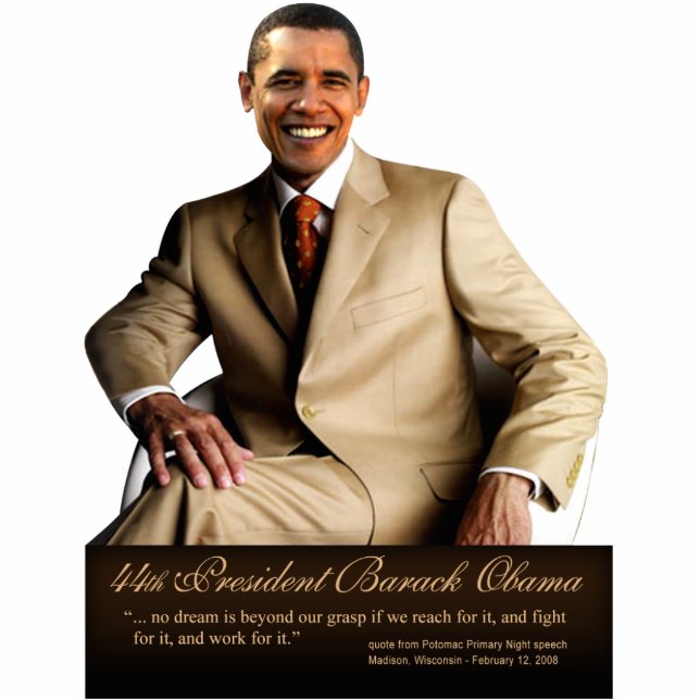 Mr. President (Classic) Photo Sculpture (Front)