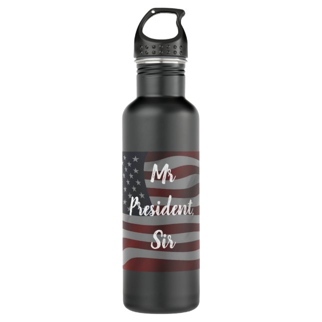 Mr President, Sir Travel Water Bottle (Front)
