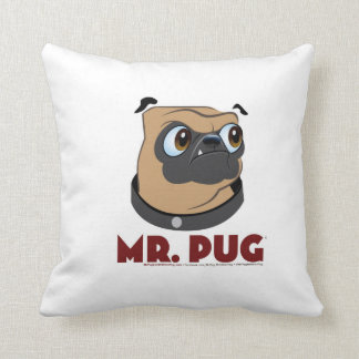 Mr. Pug and Mr. Other Pug Pillow