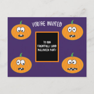 Mr Pun! Halloween Invite Card