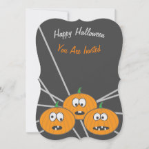Mr Pun! Happy Halloween Invitations