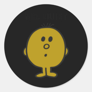Mr Quiet Classic Round Sticker