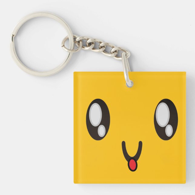 Mr. Quriky on a keychain (Front)