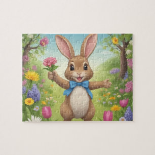 Mr. Rabbit Easter Jigsaw Puzzle
