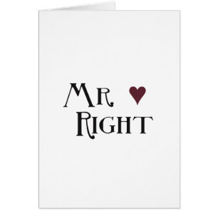 Mr. right