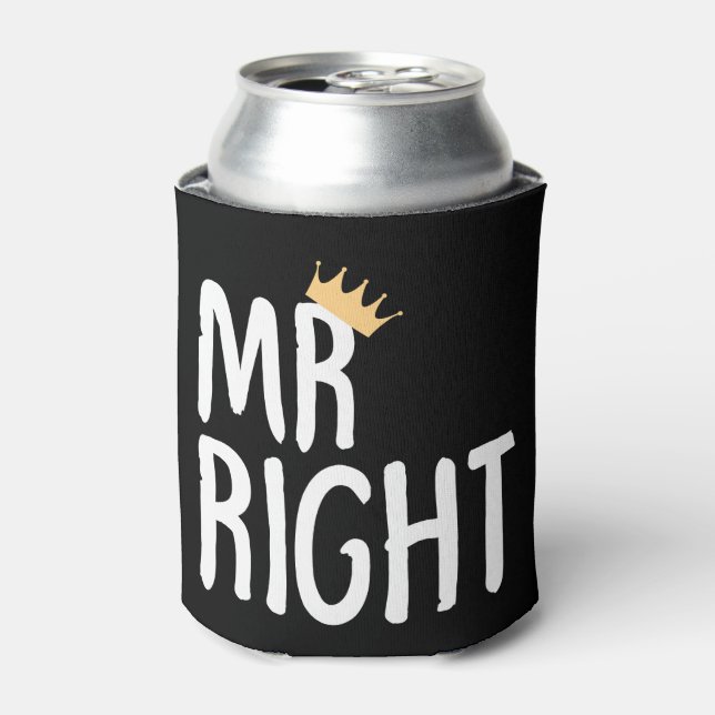 Mr Right Couples Can Cooler (Can Front)