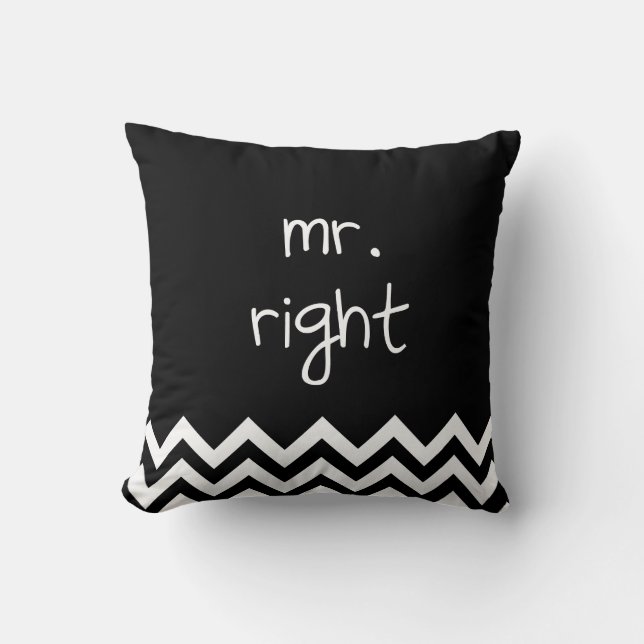 mr. right cushion (Front)