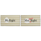 Mr.Right & Mrs.Always Right Couples Striped