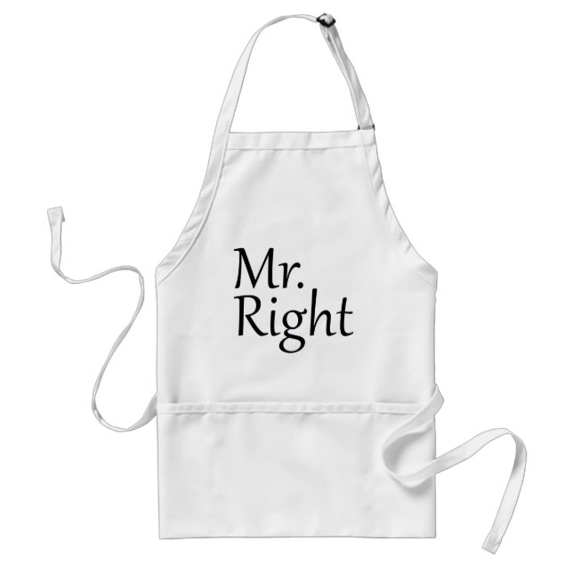 Mr. Right Standard Apron (Front)