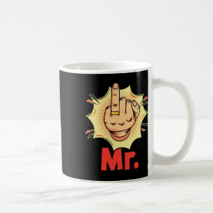 Mr. - Ring Finger Honeymoon Marriage Wedding Groom Coffee Mug