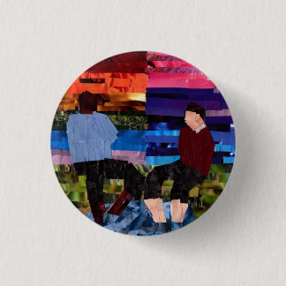 Mr. Rogers and Officer Clemmons 3 Cm Round Badge