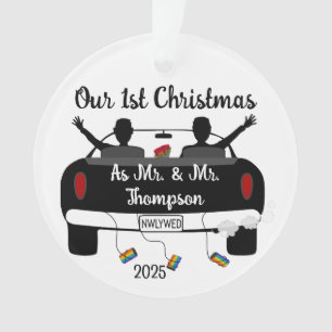 Mr,'s Newlyweds First Christmas Ornament