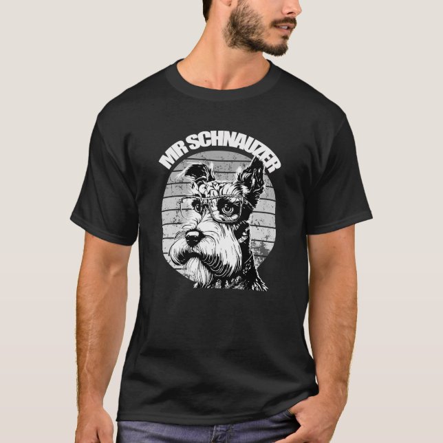 Mr Schnauzer T-Shirt (Front)