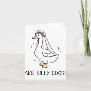 Mr. Silly Goose And Mrs. Silly Goose Couple Matchi Card